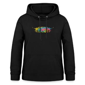 Eishockeyspieler Jungen Eishockey - Frauen Hoodie - Schwarz - Vorne - AI Model Female 172 light (172cm)