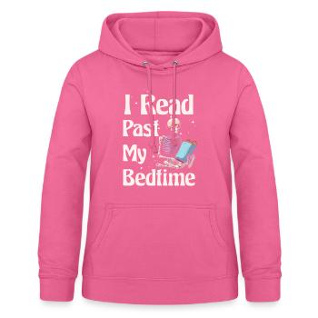 I read skeleton after bedtime - Women's Hoodie - pink - Front - AI Model Female 172 light (172cm)