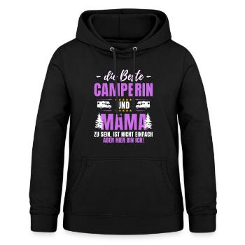 The Best Camper & Mom! Camper Tours - Women's Hoodie - black - Front - AI Model Female 172 light (172cm)