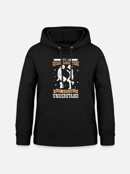 Witziger Square Dance Spruch - Frauen Hoodie - Schwarz
