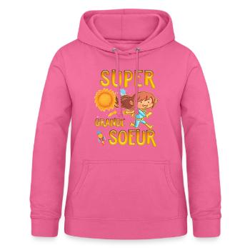 Super Grande Soeur Des Etoiles Suprise Naissance - Sweat à capuche Femme - rose - Devant - AI Model Female 172 light (172cm)