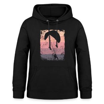 Parapente motorisé Paramoteur paramoteur - Sweat à capuche Femme - noir - Devant - AI Model Female 172 light (172cm)