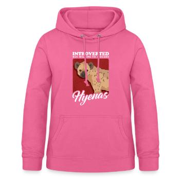 Hyena Hyena Spotted Hyena Gift - Women's Hoodie - pink - Front - AI Model Female 172 light (172cm)