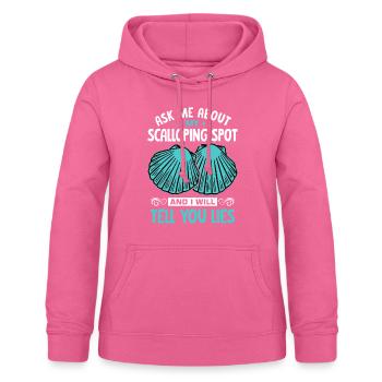 Scallop - Women's Hoodie - pink - Front - AI Model Female 172 light (172cm)