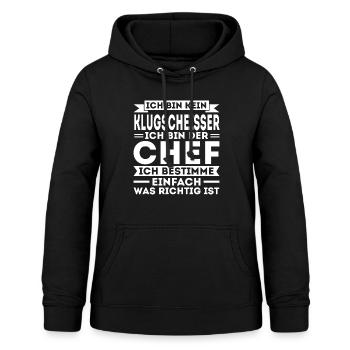 Chef Chefin Geschenk - Frauen Hoodie - Schwarz - Vorne - AI Model Female 172 light (172cm)