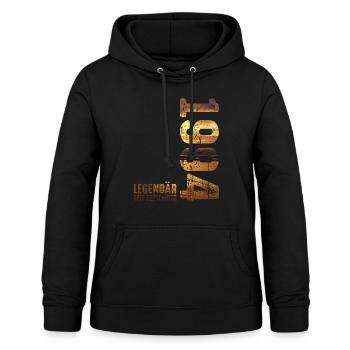 Legendary since September 1994 Birthday - Women's Hoodie - black - Front - AI Model Female 172 light (172cm)