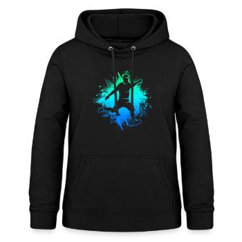 Fussball Kinder Fußballer Herren Jungen Fußball - Frauen Hoodie - Schwarz - Vorne - AI Model Female 172 light (172cm)
