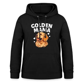 Golden Mama Golden Retriever Lover Retriever H - Women's Hoodie - black - Front - AI Model Female 172 light (172cm)