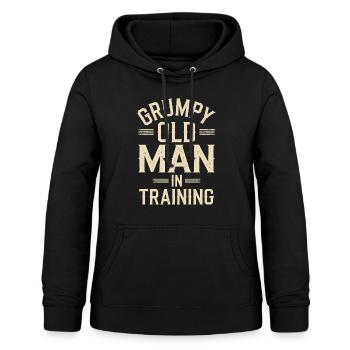 Grumpy Old Man Grumpy - Women's Hoodie - black - Front - AI Model Female 172 light (172cm)