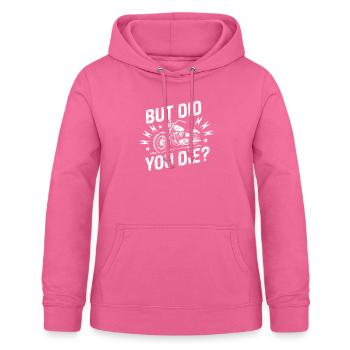 Aber bist du gestorben? Lustiger Herren-Biker, abe - Frauen Hoodie - Pink - Vorne - AI Model Female 172 light (172cm)