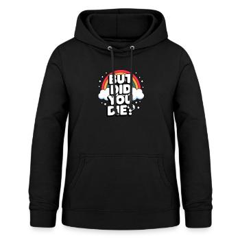 Aber bist du gestorben? Fitness Workout Fitnessstu - Frauen Hoodie - Schwarz - Vorne - AI Model Female 172 light (172cm)