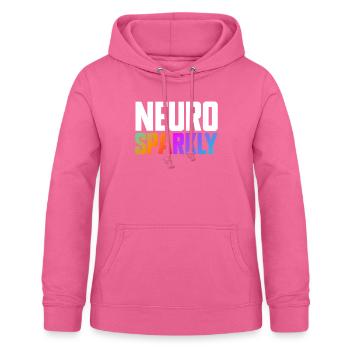 Neuro Sparkly Neurodiversity Autism Awareness - Women's Hoodie - pink - Front - AI Model Female 172 light (172cm)