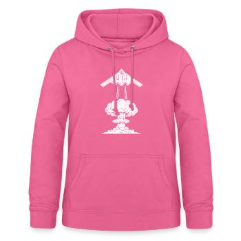 B-2 Stealth Bomber Military Aircraft B2 Bomber - Women's Hoodie - pink - Front - AI Model Female 172 light (172cm)