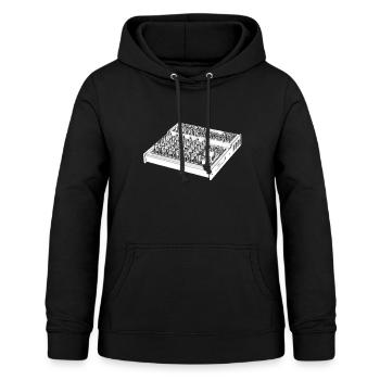 Sound mixer - Women's Hoodie - black - Front - AI Model Female 172 light (172cm)