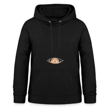 ventre de bébé - Sweat à capuche Femme - noir - Devant - AI Model Female 172 light (172cm)