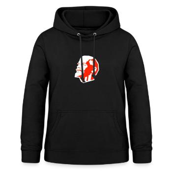 Lénine - Russie - Communisme - Sweat à capuche Femme - noir - Devant - AI Model Female 172 light (172cm)