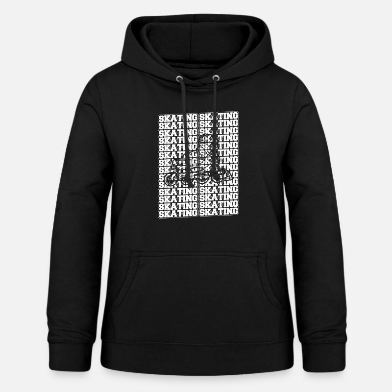 Inline Skates Inline Skating Roller Skates Gift - Women's Hoodie - black