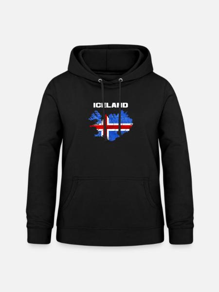 Island - Frauen Hoodie - Schwarz