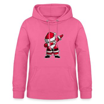 Dabbing Santa Christmas present - Women's Hoodie - pink - Front - AI Model Female 172 light (172cm)