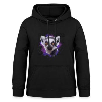 maki - Sweat à capuche Femme - noir - Devant - AI Model Female 172 light (172cm)