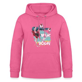 Breakdance - Frauen Hoodie - Pink - Vorne - AI Model Female 172 light (172cm)