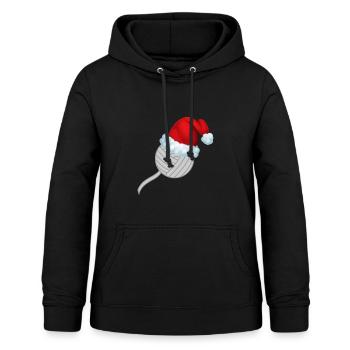 Christmas Wool Knitting Funny Shirt Gift - Women's Hoodie - black - Front - AI Model Female 172 light (172cm)