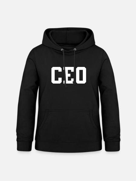CEO - Frauen Hoodie - Schwarz