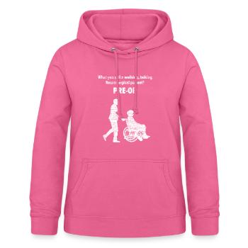 Neurochirurg PRE-OP Operation Geschenk - Frauen Hoodie - Pink - Vorne - AI Model Female 172 light (172cm)