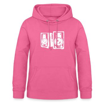 DJ Symbol Musikboxen Musik Lautsprecher - Frauen Hoodie - Pink - Vorne - AI Model Female 172 light (172cm)