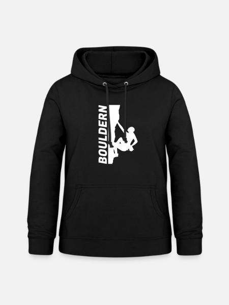 Escalade escalade escalade escalade - Sweat à capuche Femme - noir