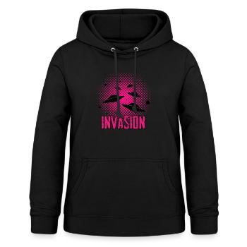 Alien - Ufo - Außerirdische - Frauen Hoodie - Schwarz - Vorne - AI Model Female 172 light (172cm)