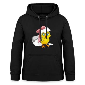 Oster Kücken Ostern Geschenk Geschenkidee - Frauen Hoodie - Schwarz - Vorne - AI Model Female 172 light (172cm)