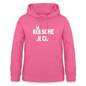 Kölsche Jeck Karneval Kölner Dom - Frauen Hoodie - Pink - Vorne - AI Model Female 172 light (172cm)