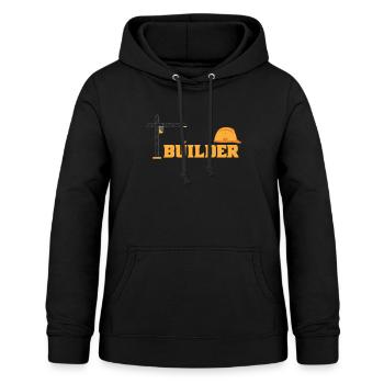 Bauarbeiter - Frauen Hoodie - Schwarz - Vorne - AI Model Female 172 light (172cm)