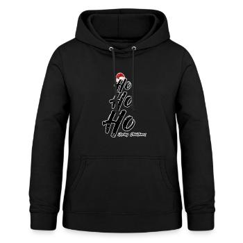 Weihnachten - Frauen Hoodie - Schwarz - Vorne - AI Model Female 172 light (172cm)