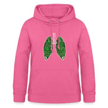 Cannabis Weed Lung Gift Drugs Smoking Niko - Women's Hoodie - pink - Front - AI Model Female 172 light (172cm)