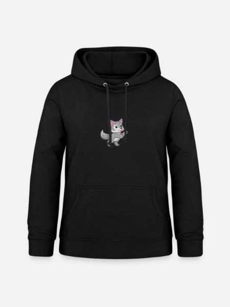 Niedlicher Hund. - Frauen Hoodie - Schwarz