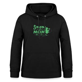 Sing - Women's Hoodie - black - Front - AI Model Female 172 light (172cm)