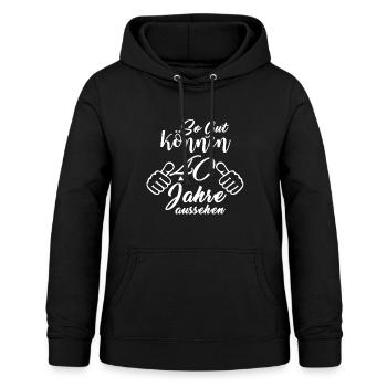 40. Geburtstag - Frauen Hoodie - Schwarz - Vorne - AI Model Female 172 light (172cm)