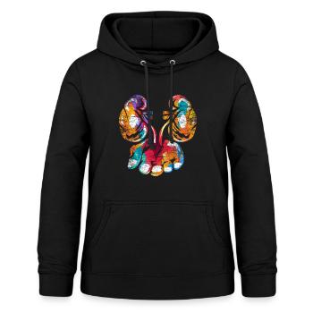 Urologe - Frauen Hoodie - Schwarz - Vorne - AI Model Female 172 light (172cm)