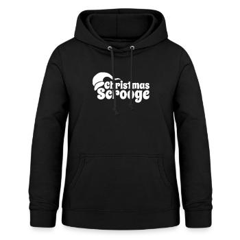 Weihnachts-Scrooge - Frauen Hoodie - Schwarz - Vorne - AI Model Female 172 light (172cm)