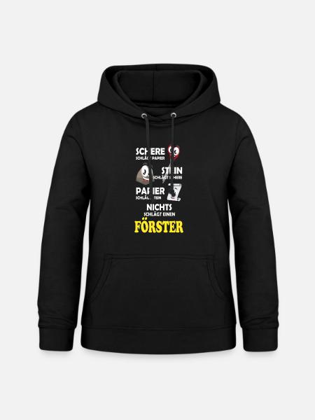 Förster - Frauen Hoodie - Schwarz