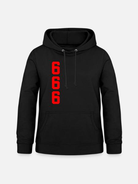 666 Hemd - Frauen Hoodie - Schwarz
