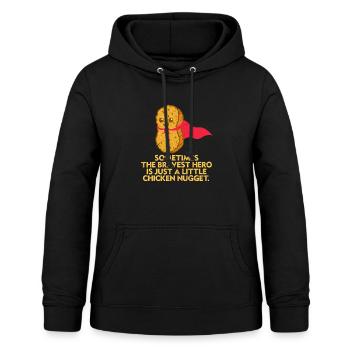 Chicken Nuggets - Frauen Hoodie - Schwarz - Vorne - AI Model Female 172 light (172cm)