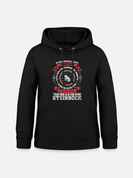 Sternzeichen Steinbock Horoskop - Frauen Hoodie - Schwarz
