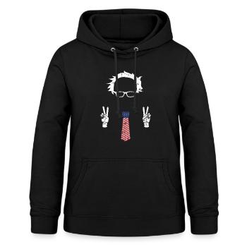 Bernie Peace Signs Kampagne 2020 Demokrat - Frauen Hoodie - Schwarz - Vorne - AI Model Female 172 light (172cm)