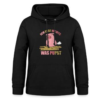 Vegan Veganer Tierschutz - Frauen Hoodie - Schwarz - Vorne - AI Model Female 172 light (172cm)