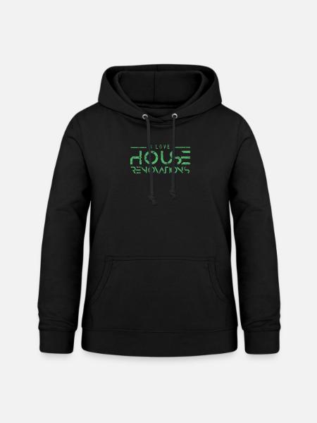 Haus Renovierung - Frauen Hoodie - Schwarz
