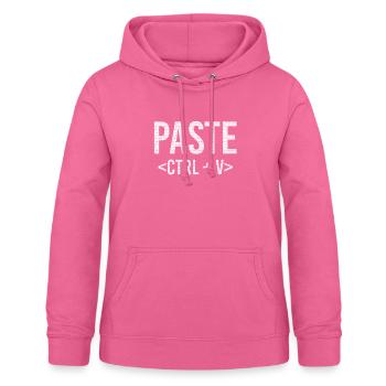 Copy And Paste IT Informatik STRG + V - Frauen Hoodie - Pink - Vorne - AI Model Female 172 light (172cm)