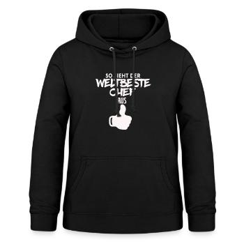 chef - Frauen Hoodie - Schwarz - Vorne - AI Model Female 172 light (172cm)